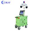 3.5m Telescopic Mast Mobile Sentry Surveillance Trailers For Construction Site