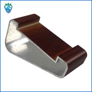 Quality Wood Grain Aluminium Profile For Furniture Extrusion T4-T7 Temper wholesale
