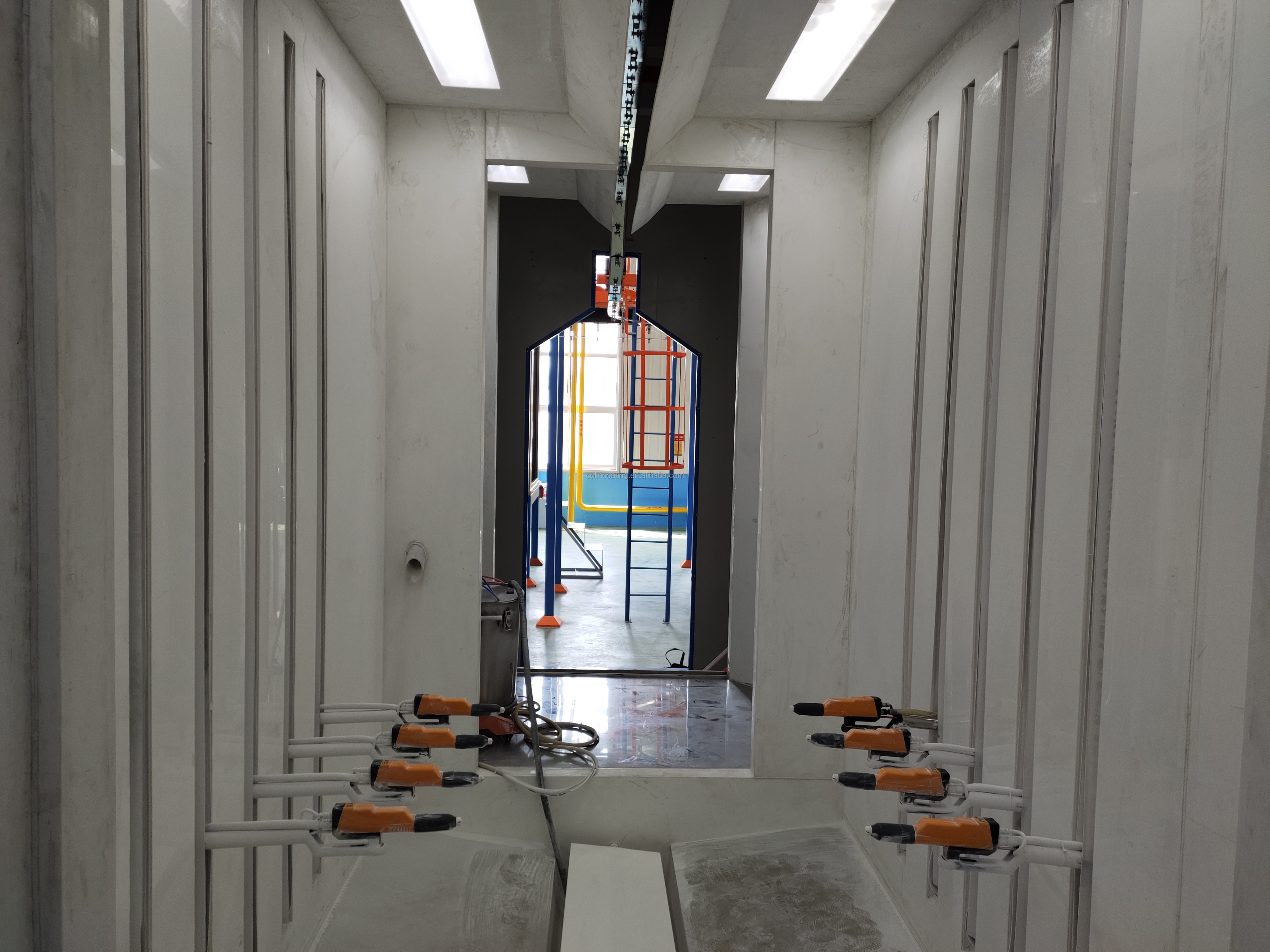 Small Galvanizing Horizontal Powder Coating Line Pretreatment ISO9001