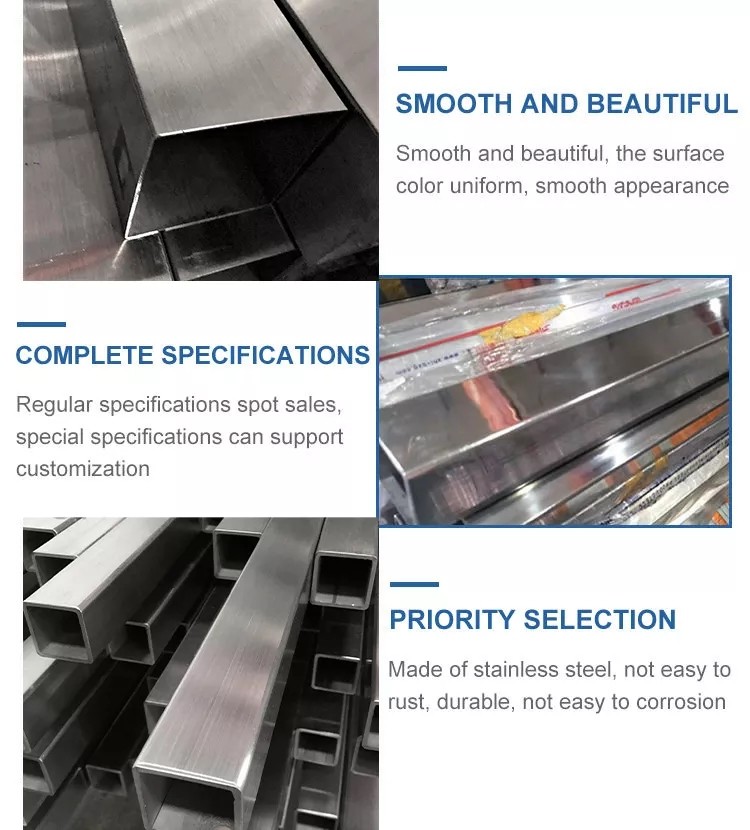Astm Profile Ms Square Seamless SS Pipe Tube 20mm Galvanized Rectangular For Construction