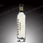 Custom Empty Luxury Wine Vodka Glass Bottle Unique Shaped