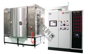 Quality PVD TiN Titanium Nitride Coating Equipment Vacuum For Glassware wholesale
