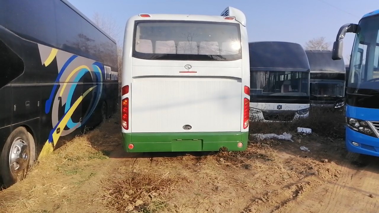 Customer's Requirement Euro 3 Emission Standard 60 Seater Luxury Diesel Coach Bus