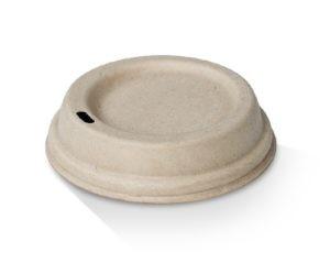 Quality Disposable 80mm 90mm bagasse Coffee Cup Lids wholesale