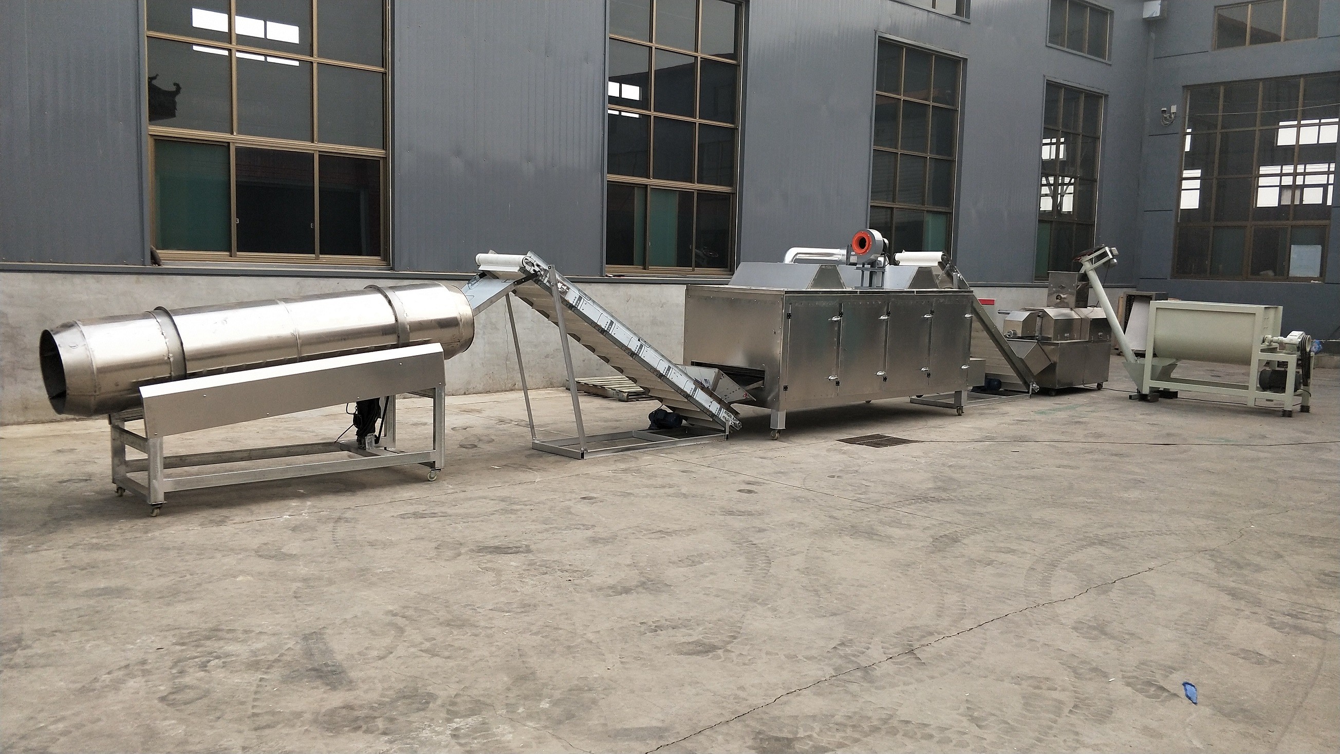 200-300kg/h dog food making machine catfish Tilapia floating fish feed pellet extruder with 1 year of warranty