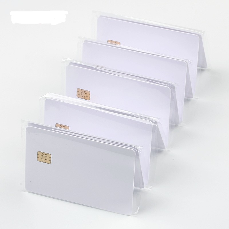 WHITE BLANK RFID THIN THICK PVC INKJET ID & CHIP CARD FM4442 FM4428 SLE5542 FOR Epson & Canon inkjet printer from China