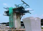 Blue Recyclable Cantilever Form Traveller Q235 Steel Surface Painting