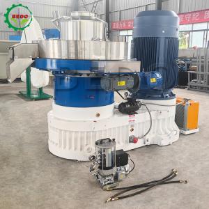 Quality 132KW Stainless Steel Wood Pellet Machine With 3KW Truncator And 0.25KW Oil Pump wholesale