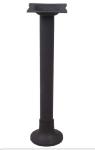 Bolt Down Restaurant Table Bases Cast Iron Powder Coated Finish Cheap Furniture
