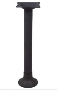 Quality Bolt Down Metal Table legs Dining Table Base Black Wrinkle 28'' / 41'' Height wholesale