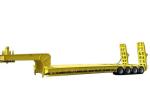 Chinese Steel Four-Wire Eight-Axis Lowbed Trailer with Jost Kingpin in Steel