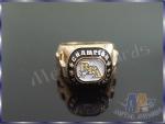 Gold Metal Color Die Casting Zinc Alloy Ring For Championship None Attachment