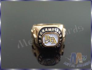 Quality Gold Metal Color Die Casting Zinc Alloy Ring For Championship None Attachment wholesale