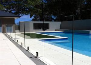 Quality High Strength 5mm 6mm 8mm Clear Tempered Glass Frameless Pool Fence Glass wholesale