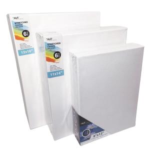 Quality Custom Size 280g Cotton Stretched Canvas Lienzos Para Pintar Canvases For Painting wholesale