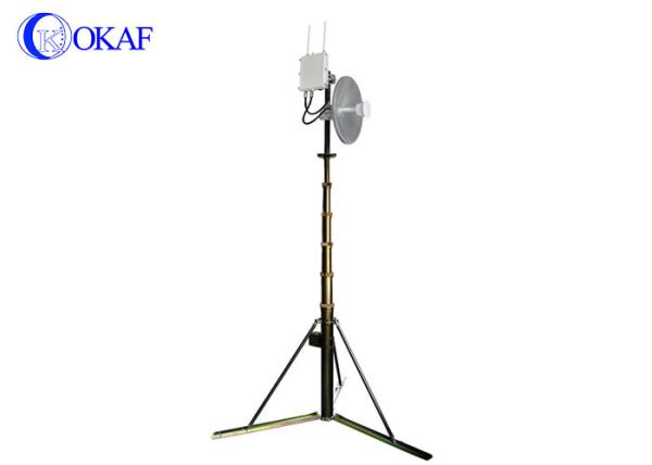 10 Meter 33ft Telescopic Antenna Mast Aluminum Hand Crank Telescopic Communicati