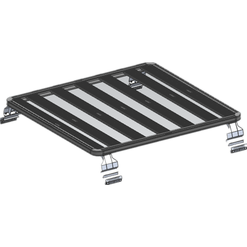 Fit for SUV 1540X1425mm Universal Aluminium Steel Roof Rack for Jimny Fj Cruiser LC76