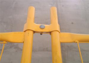 Quality Q235 Steel Metal Crowd Control Barriers , Construction Site Fence Panels wholesale