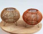 Hot Sale Led Lantern Indoor And Outdoor Decoration Natural Handmade Rattan Weave