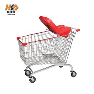 Quality Heavy Duty Grocery Shopping Trolley Cart 250KG 240L For Supermarket wholesale