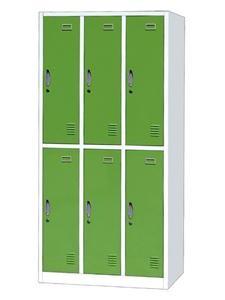 Quality 6 doors Steel locker Design/six door metal locker,0.7-1.2 mm SPCC material,in stock wholesale