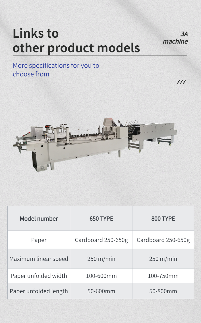 380v Automatic Grade Automatic Flexo Folder Gluer For Paper Pasting Machinery