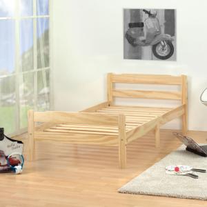 Quality modern single bed pine wood wholesale