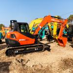 8000kg Used Kubota Kx183 3 47.8kw Backhoe Excavator Digger Equipment