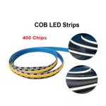Cuttable 12VDC COB LED Tape 400LEDs / M 10mm For Building 10mm Cuttable