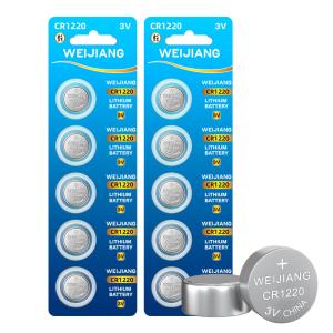 Quality Oem 3v CE Certified Cr1220 Button Cell 40mah For Car Remote Control Bluetooth Headset wholesale