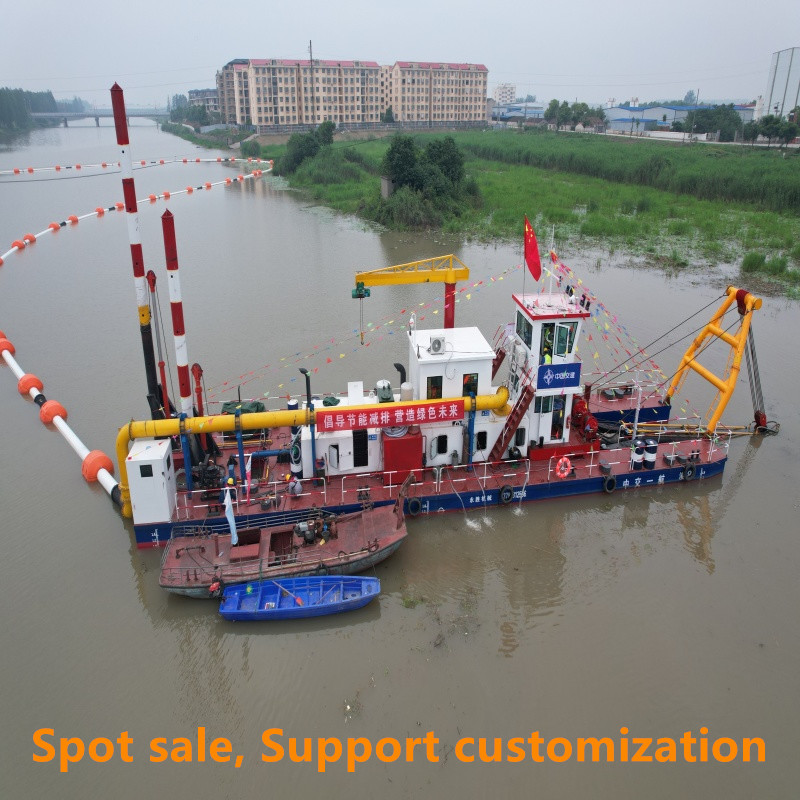 350mm Discharge Pipe Cutter Suction Dredger For River Sand Dredging And Reclamation