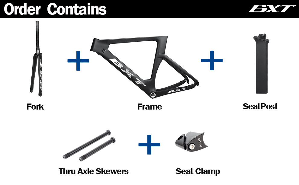 Aero Carbon Fiber Fat Bike Frame Racing 700C Carbon Fiber Track Bike Frame