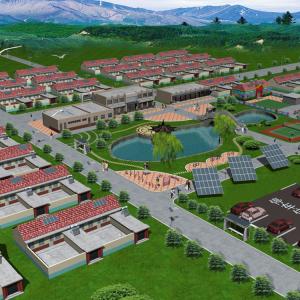 Two Floor Modern Prefabricated Modular Homes Luxury Fast Construction