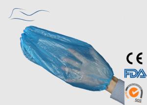 Quality Dust Proof Disposable Arm Sleeves Blue / White Color For Chef 20 * 40CM wholesale