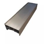 6063 T5 Champagne Golden Brush Anodized Aluminum Profiles For Sliding Door