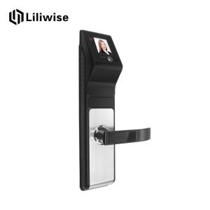 Quality Smart 3D Infrared Face Recognition Door Handle Lock For Family and Company wholesale