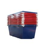 Heat Resistant Steel Skip Bin 5-12m3 Capacity For Desert Climate