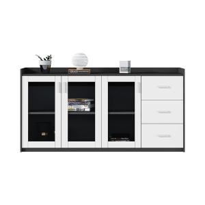 Quality Minimalist Design Assembled Wooden Custom Office Storage Cabinets for Firms wholesale