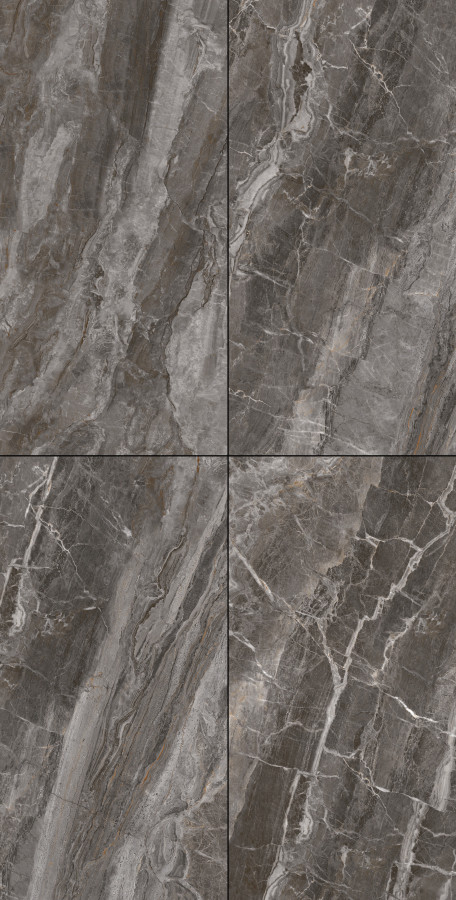 Luxury Grey Color Polished Ceramic Floor Tile
