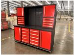 Metal Workshop Garage Cabinet Tool Chest Stainless Steel Handles Powder Coating