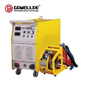 Quality Mig Welding Machine MIG500 Riland Desgin Industrial Duty Cycle Mig Mma Welder Gas Protect Smart Welding With 4T wholesale