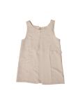 Polyester 80 Cotton 20 Bib Apron Chef Uniform Pink With Princess Seam