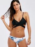 Blue printed bikini