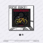 Home Office Hotel Decoration Retro Children's Bicycle Crystal Mural for Bedroom