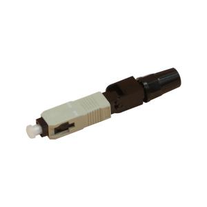 Quality Single Mode SC APC Drop Cable Fiber Optic Fast Connector For FTTH / Sc Fiber Optic Connector wholesale