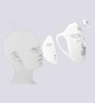 Multiscene Washable LED Facial Mask , Reusable Electric Heated Mask