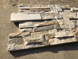 Quality Natural Beige 10mm Stone Veneer Wall Panels Cladding wholesale