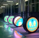 classic 640mm 800mm diameter P3.33 double sided round led display