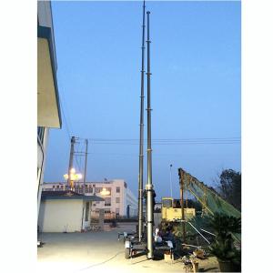 Quality 10m locking pneumatic telescopic mast 70kg payloads-mobile telecom mast tower-telescoping mast-radio antenna masts wholesale