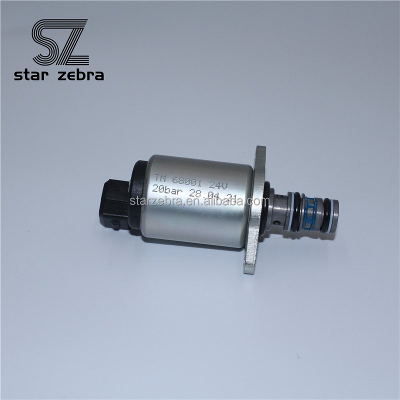 TM68001 24V 20bar Excavator Multi-Way Valve Electric Proportional Pilot Solenoid TM68601 for Optimum Functionality